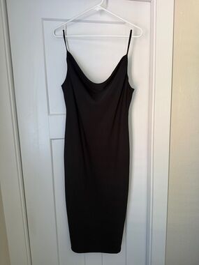 Aritzia  Babaton Black Cowl Neck Slip Dress - Women's Elegant Evening Dress